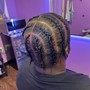 Men’s Box Braids with Beads