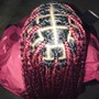 Med/Large Knotless Braids (up to waist length)