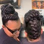 Goddess Braids (Inverted braid)