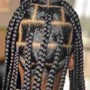 Wrap goddess braids