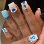 Acrylic Nails, Pedicure - Nail Art