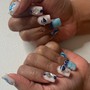 Freestyle Full Set of Acrylic Nails