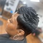 Scalp twist updo