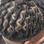 Flat twist/2 strand twists on natural or relaxed hair