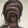 Men 2 cornrows