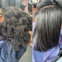 Natural hair Color semi permanent (rinse) black or off black