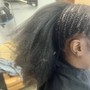 Extended twist 24 inch hair added