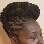 Large cornrows (Natural hair)