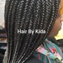 Kid's Braids(No extensions added to the braids)