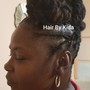 Large cornrows (Natural hair)