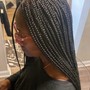 Medium Knotless Braids