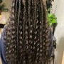 Medium Knotless Braids