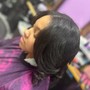 Silk press & bob cut