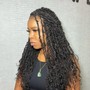 Small Waist Length Goddess Box Braids