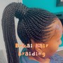 Feeding or Fulani braids