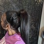 Invisible Part Sew In (glued)