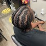 Butt Length Braids Over Locs