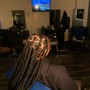 Large knotless braids