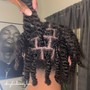 Large/Jumbo Two Strand Twist (w/ extensions)