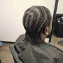 Cornrows (full head)