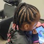 Kid's Cornrows (natural hair)