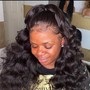 Sew-in with Leave Out