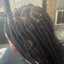 Knotless braids small