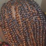 Knotless braids small