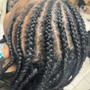 Knotless braids small