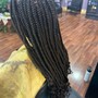 Natural Hair Box Braids