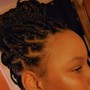 Large Distressed Faux Locs