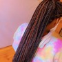 Large Distressed Faux Locs