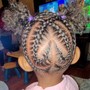 Kids natural braided style