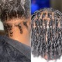 Starter locs (1” to shoulder length)