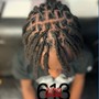 Kid loc retwist (Single Braids)