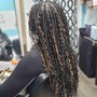 Smedium Knotless/ Box Braids