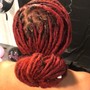 two strand twist + retwist