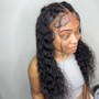 Lace frontal with bundles bonded + hair