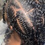 Large Knotless braids