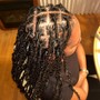 Med midback length island twists