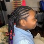 Kids medium Box Braids