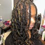 Med midback length island twists