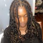 Med midback length island twists