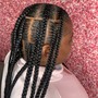 6-8 Cornrow Feed Ins  Braids