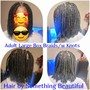 Curls To Box Braids, End of Braids, Updo's, Feeder Braids, Side Braids, Natural Hair Styles