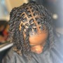 Loc retwist and style and