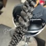 Braid down for a wig or sew in