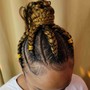 Feed in braids ($10 each)