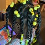 Kids knotless Braids