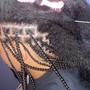 Small knotless Braids (hair provided)